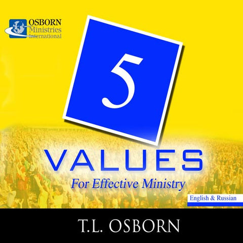5 Values for Effective Ministry