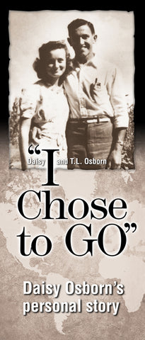 I Chose To Go Book - Paperback
