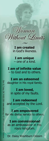 Woman Without Limits - Bookmark (25)