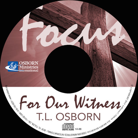 Focus For Our Witness - CD