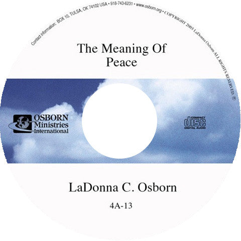The Meaning of Peace - CD